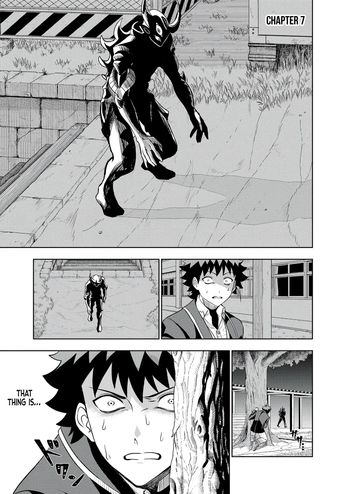 Dungeon Gakuen no Teihen ni Tensei Shita kedo, Naze ka Ore ni wa Kouryaku Hon ga Aru — Chapter 7 — Page 1