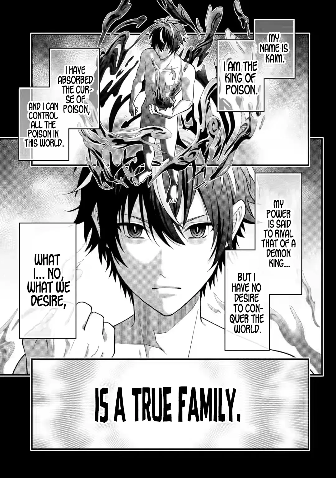Doku no Ou Saikyou no Chikara ni Kakusei Shita Ore wa Bikitachi wo Shitagae, Hatsujou Haaremu no Aruji to Naru — Chapter 1.1 — Page 1