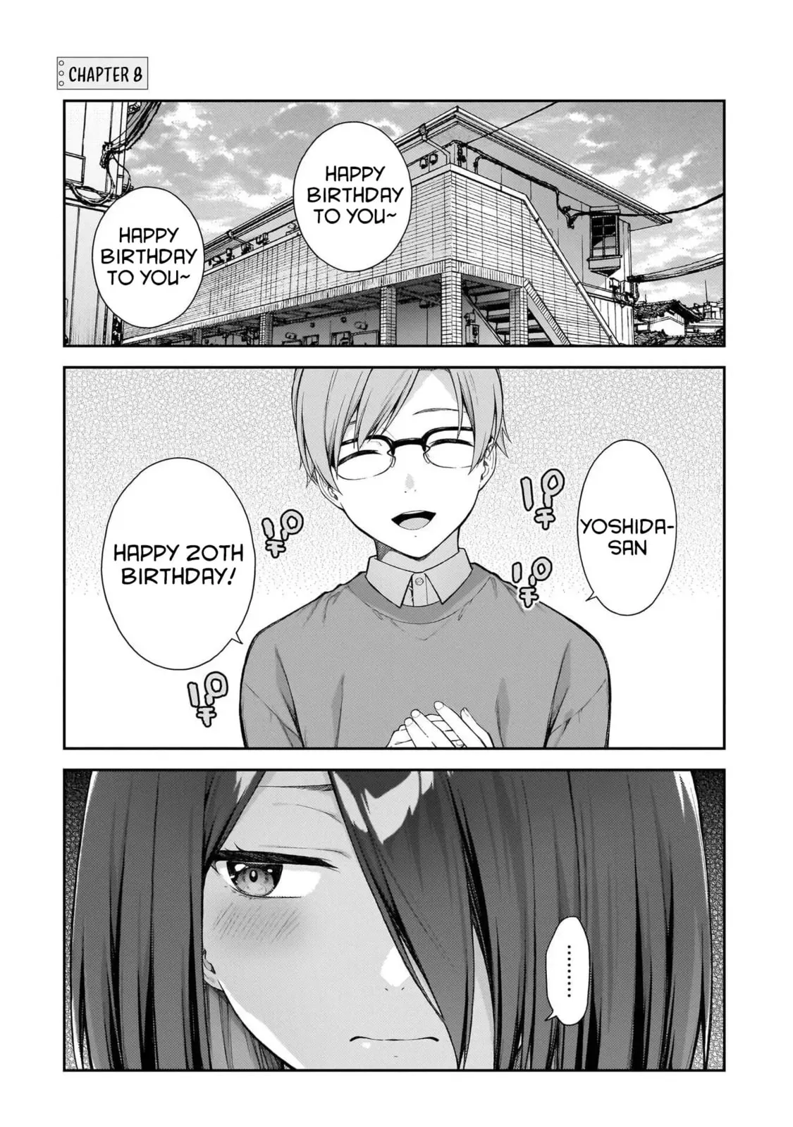Wakaranai desu Yoshida-san — Chapter 8 — Page 1