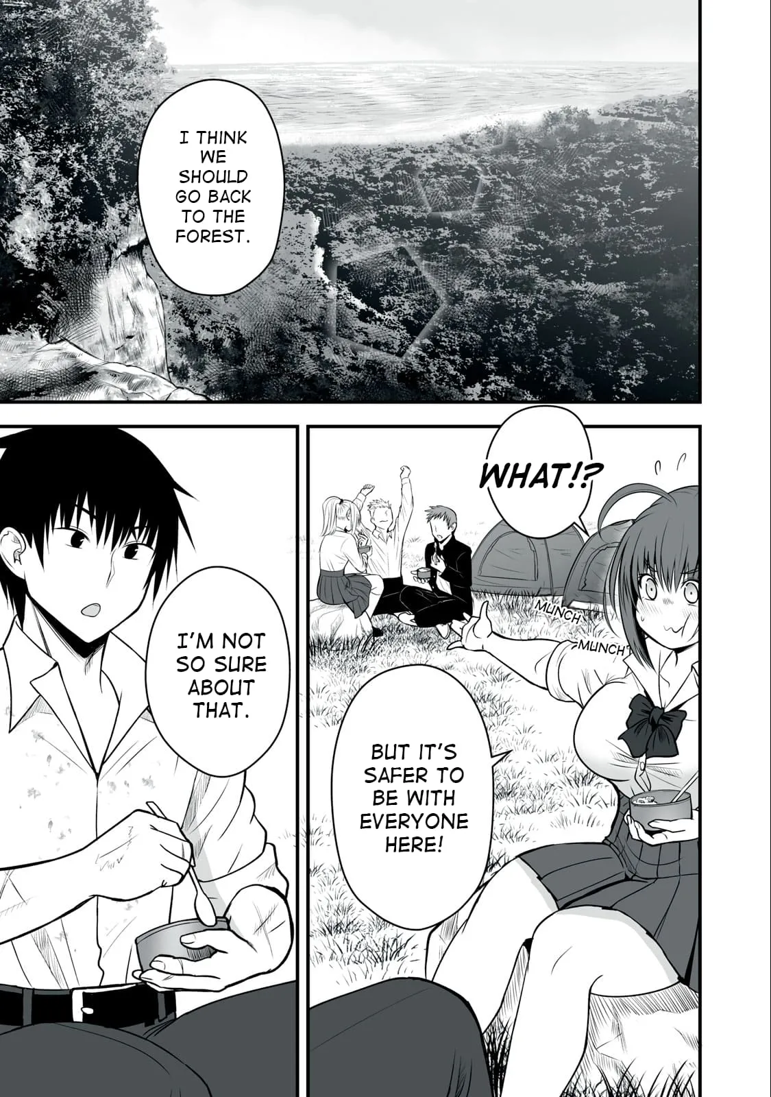 Isekai Rakuraku Survival ~Seizon Skill Kyousha no Ore ga Bishoujo Yonin to Class Mujintou Seikatsu~