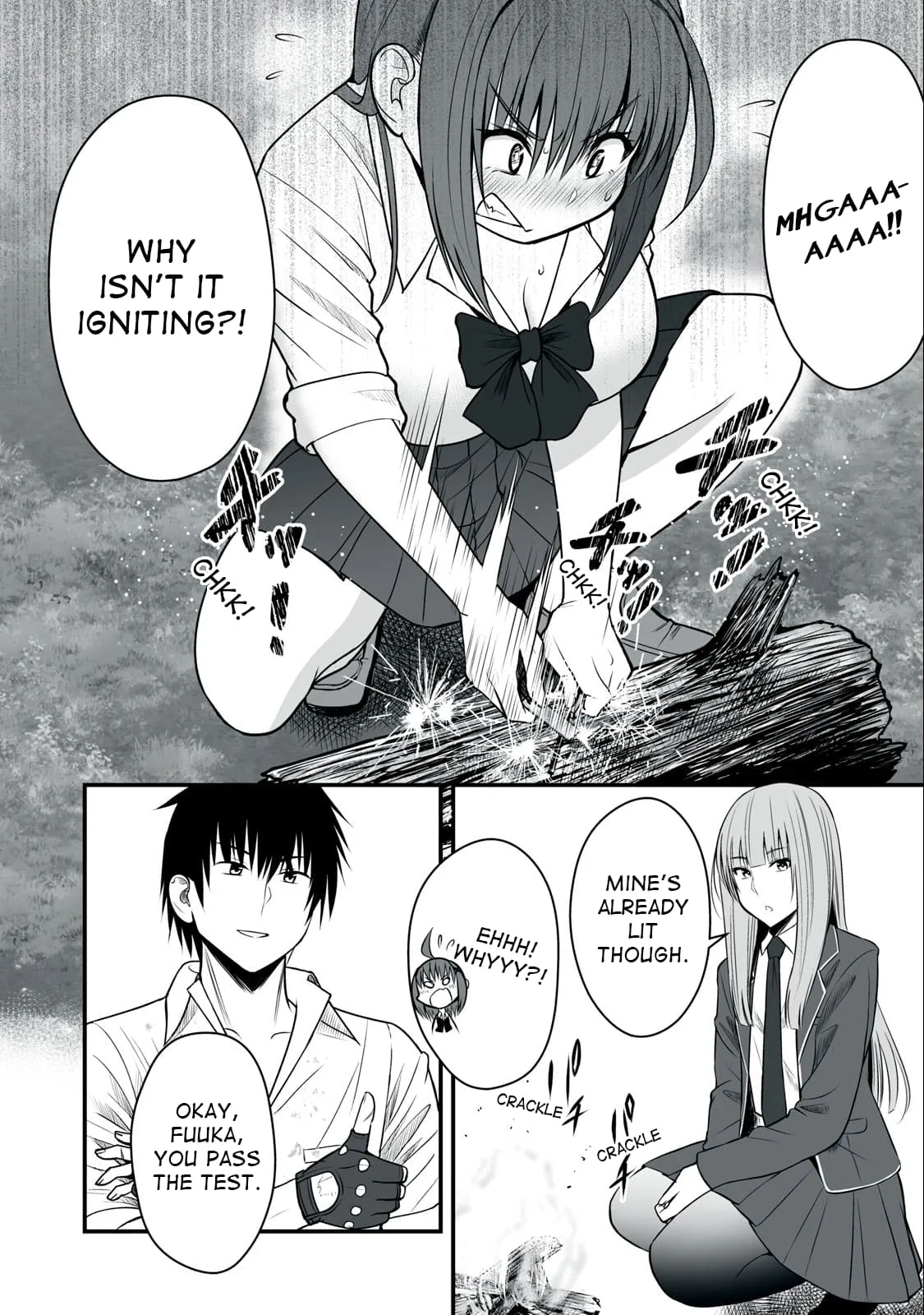 Isekai Rakuraku Survival ~Seizon Skill Kyousha no Ore ga Bishoujo Yonin to Class Mujintou Seikatsu~