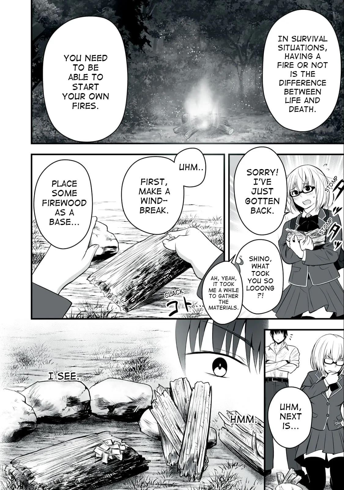 Isekai Rakuraku Survival ~Seizon Skill Kyousha no Ore ga Bishoujo Yonin to Class Mujintou Seikatsu~
