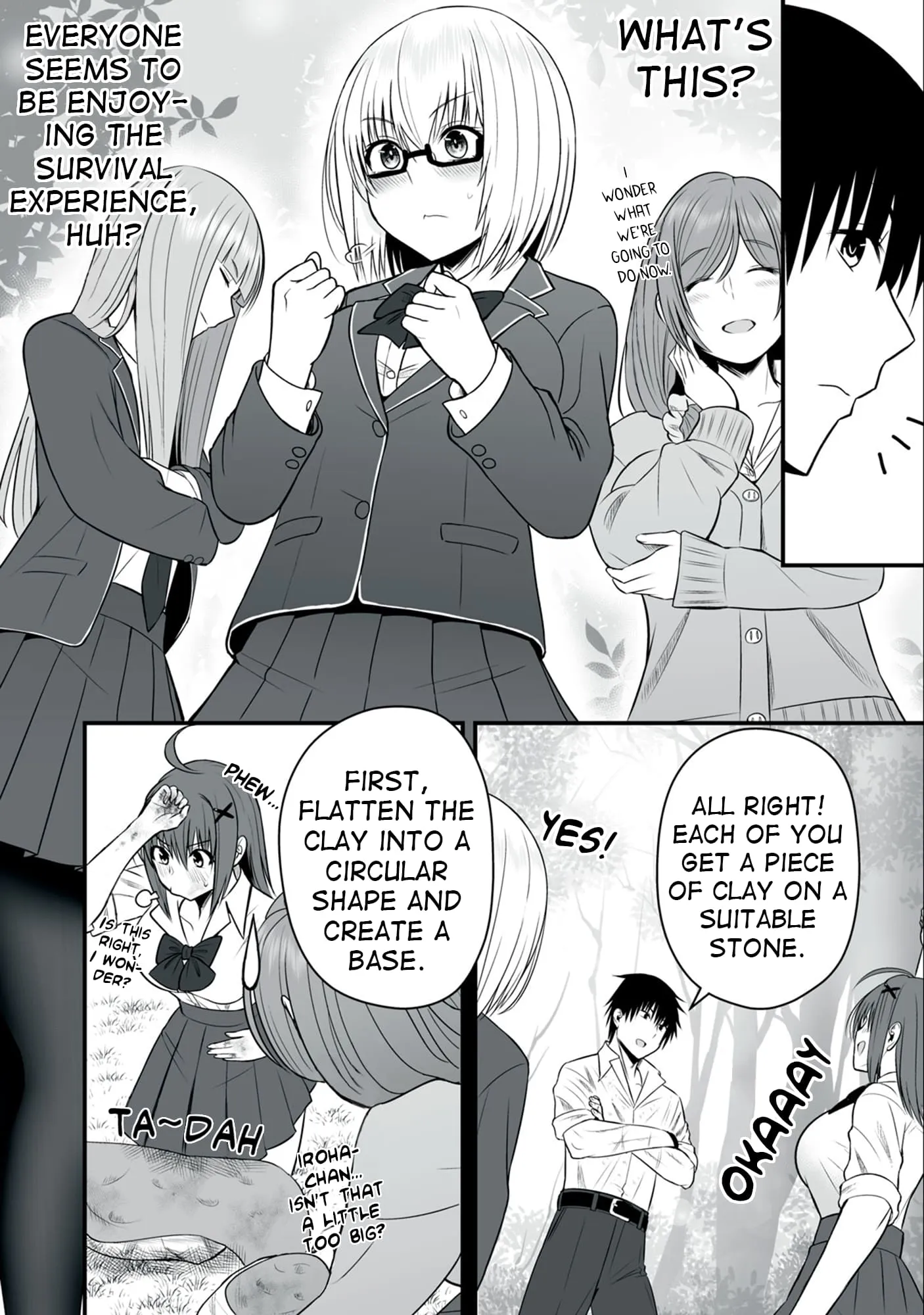 Isekai Rakuraku Survival ~Seizon Skill Kyousha no Ore ga Bishoujo Yonin to Class Mujintou Seikatsu~