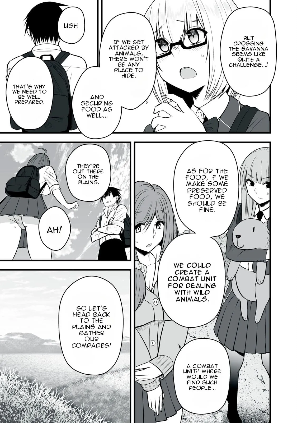 Isekai Rakuraku Survival ~Seizon Skill Kyousha no Ore ga Bishoujo Yonin to Class Mujintou Seikatsu~