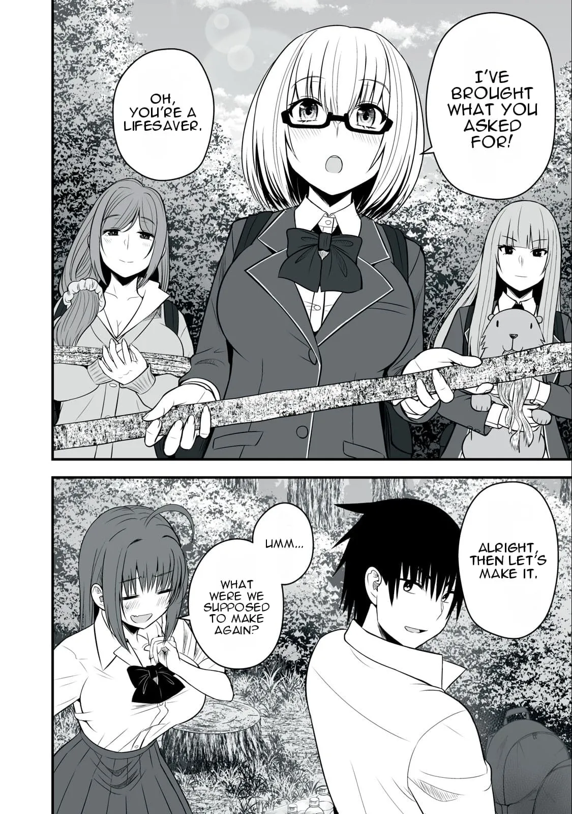 Isekai Rakuraku Survival ~Seizon Skill Kyousha no Ore ga Bishoujo Yonin to Class Mujintou Seikatsu~