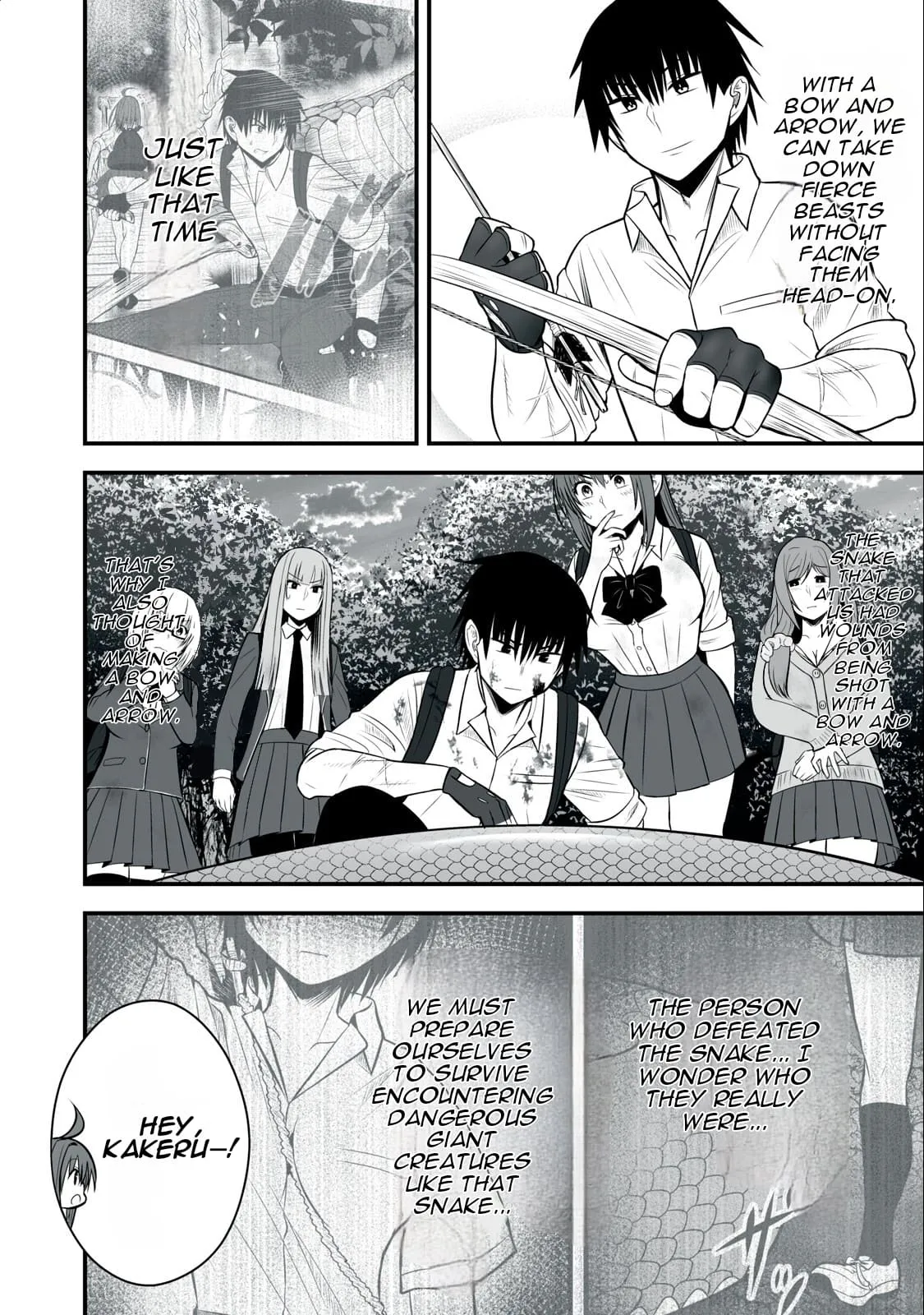 Isekai Rakuraku Survival ~Seizon Skill Kyousha no Ore ga Bishoujo Yonin to Class Mujintou Seikatsu~