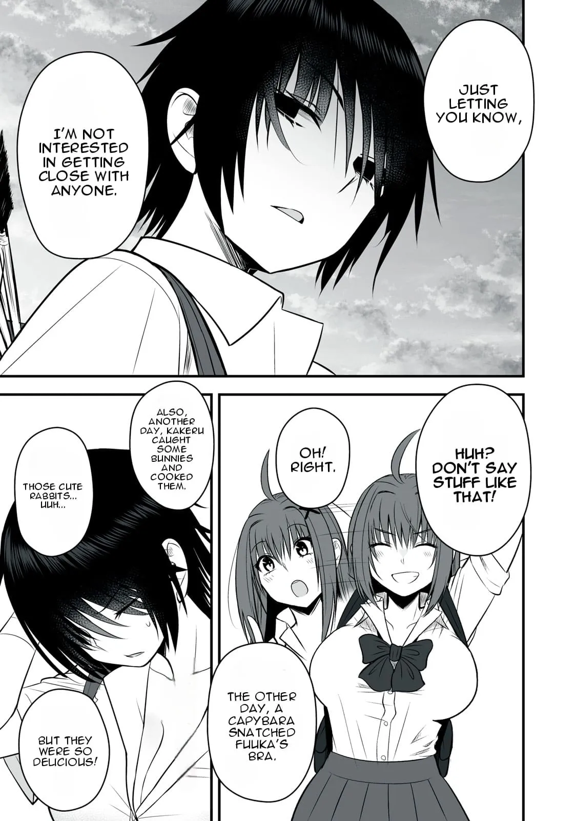 Isekai Rakuraku Survival ~Seizon Skill Kyousha no Ore ga Bishoujo Yonin to Class Mujintou Seikatsu~