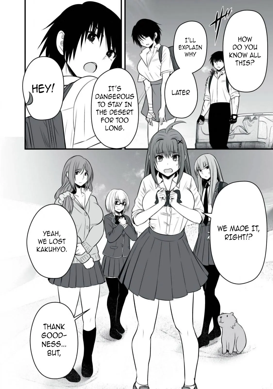 Isekai Rakuraku Survival ~Seizon Skill Kyousha no Ore ga Bishoujo Yonin to Class Mujintou Seikatsu~