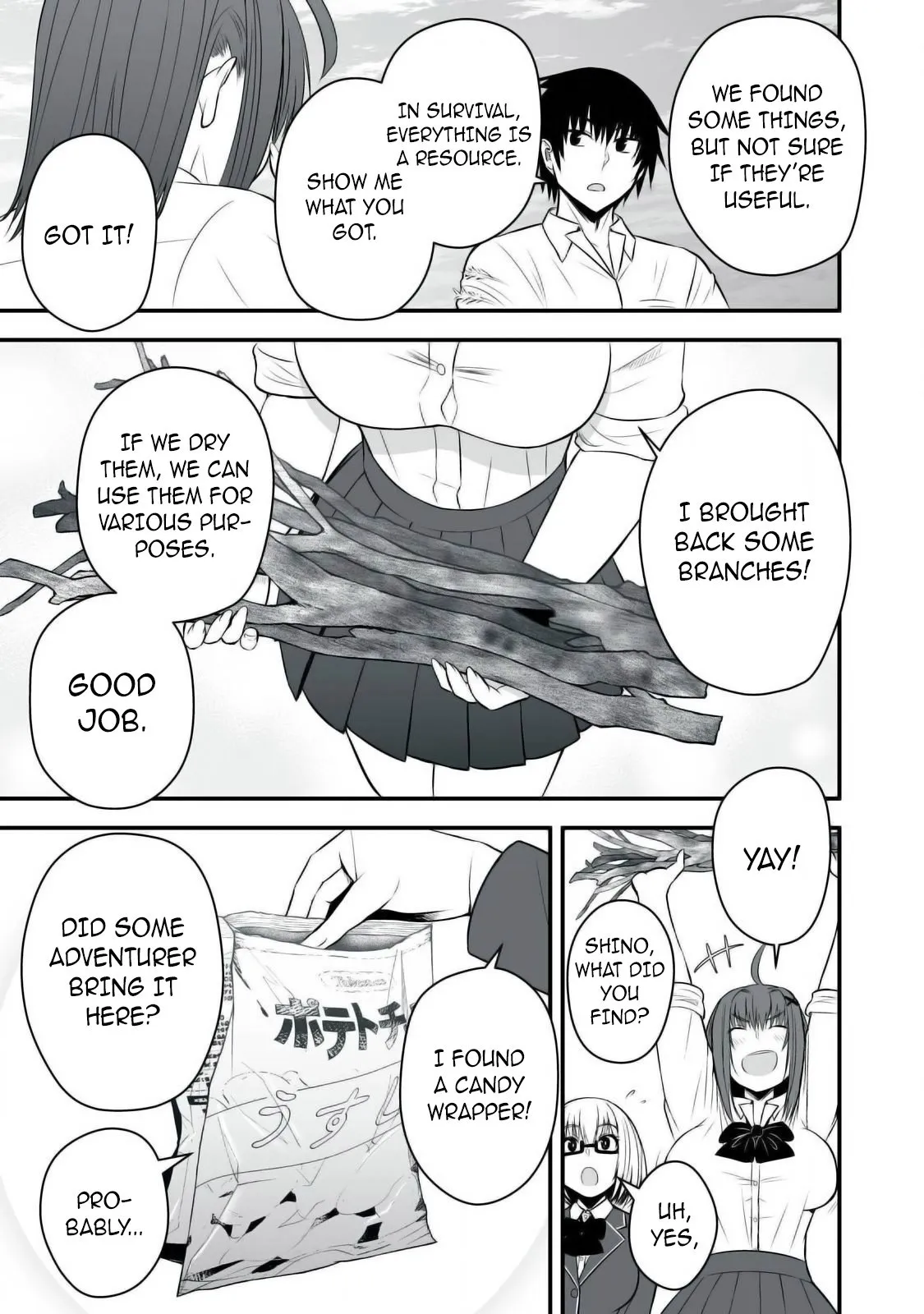 Isekai Rakuraku Survival ~Seizon Skill Kyousha no Ore ga Bishoujo Yonin to Class Mujintou Seikatsu~
