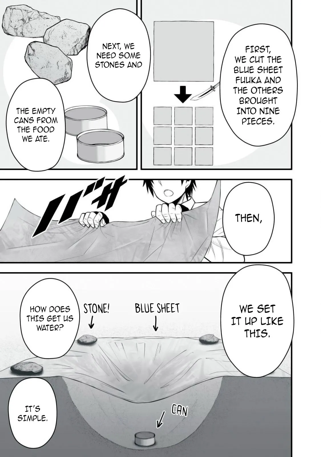 Isekai Rakuraku Survival ~Seizon Skill Kyousha no Ore ga Bishoujo Yonin to Class Mujintou Seikatsu~