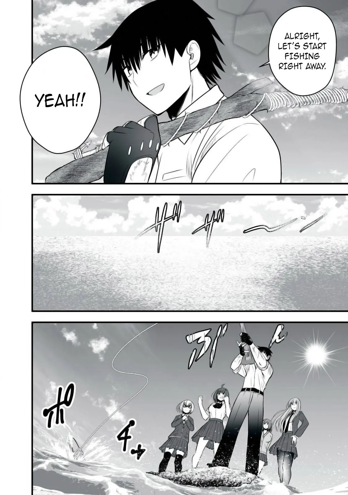 Isekai Rakuraku Survival ~Seizon Skill Kyousha no Ore ga Bishoujo Yonin to Class Mujintou Seikatsu~