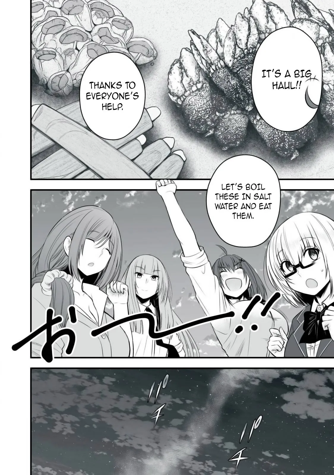 Isekai Rakuraku Survival ~Seizon Skill Kyousha no Ore ga Bishoujo Yonin to Class Mujintou Seikatsu~