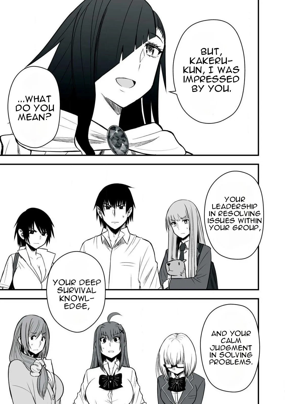 Isekai Rakuraku Survival ~Seizon Skill Kyousha no Ore ga Bishoujo Yonin to Class Mujintou Seikatsu~