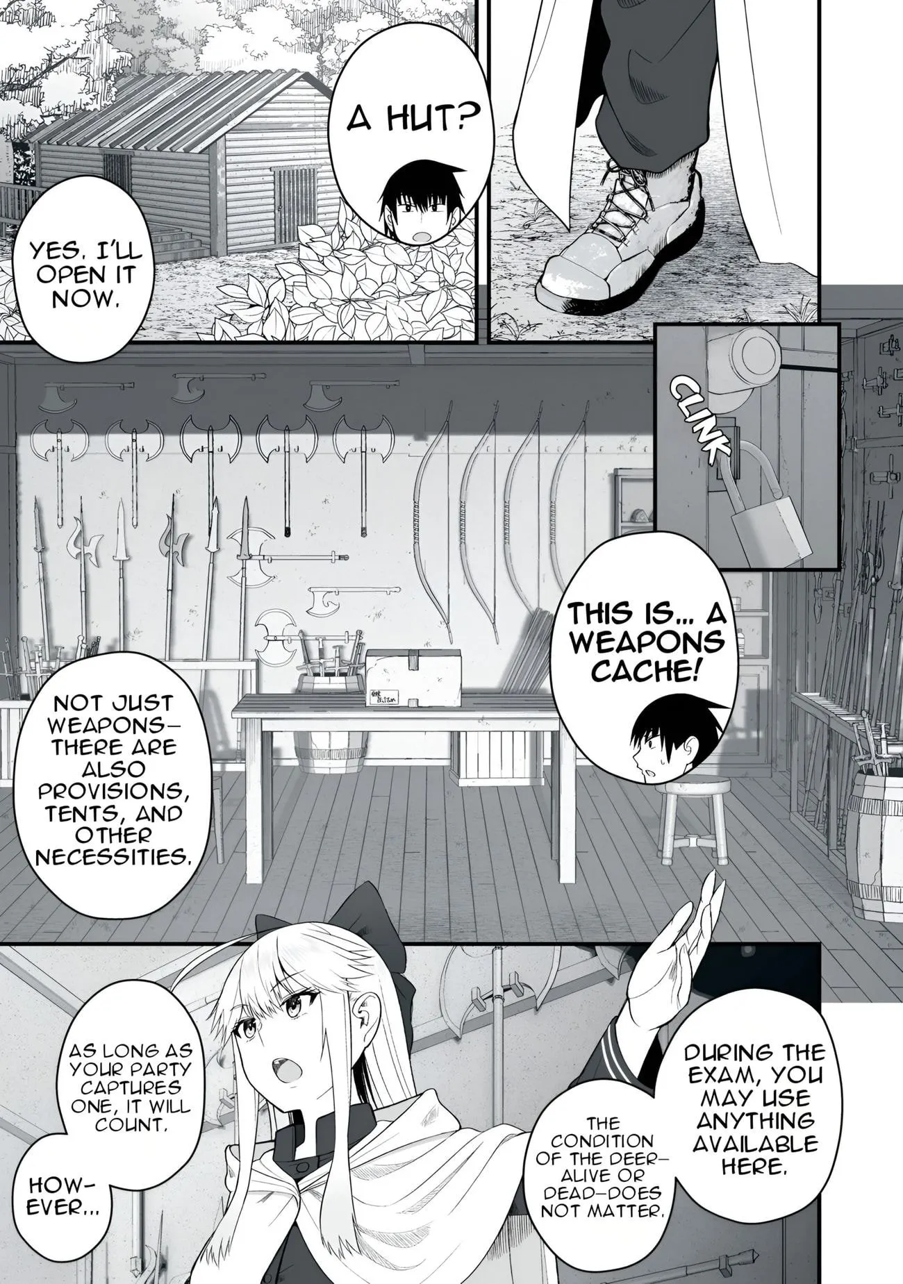Isekai Rakuraku Survival ~Seizon Skill Kyousha no Ore ga Bishoujo Yonin to Class Mujintou Seikatsu~