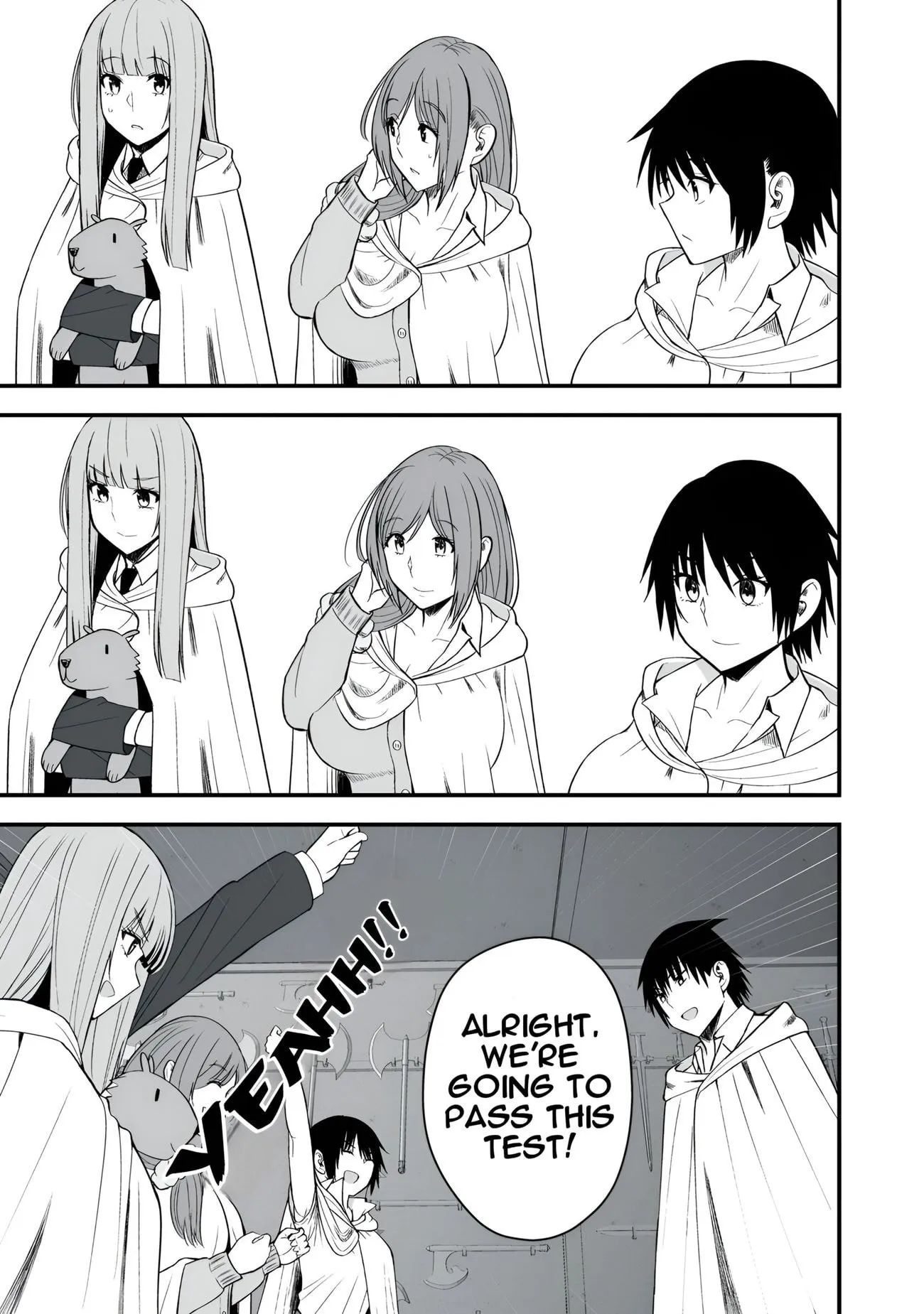 Isekai Rakuraku Survival ~Seizon Skill Kyousha no Ore ga Bishoujo Yonin to Class Mujintou Seikatsu~