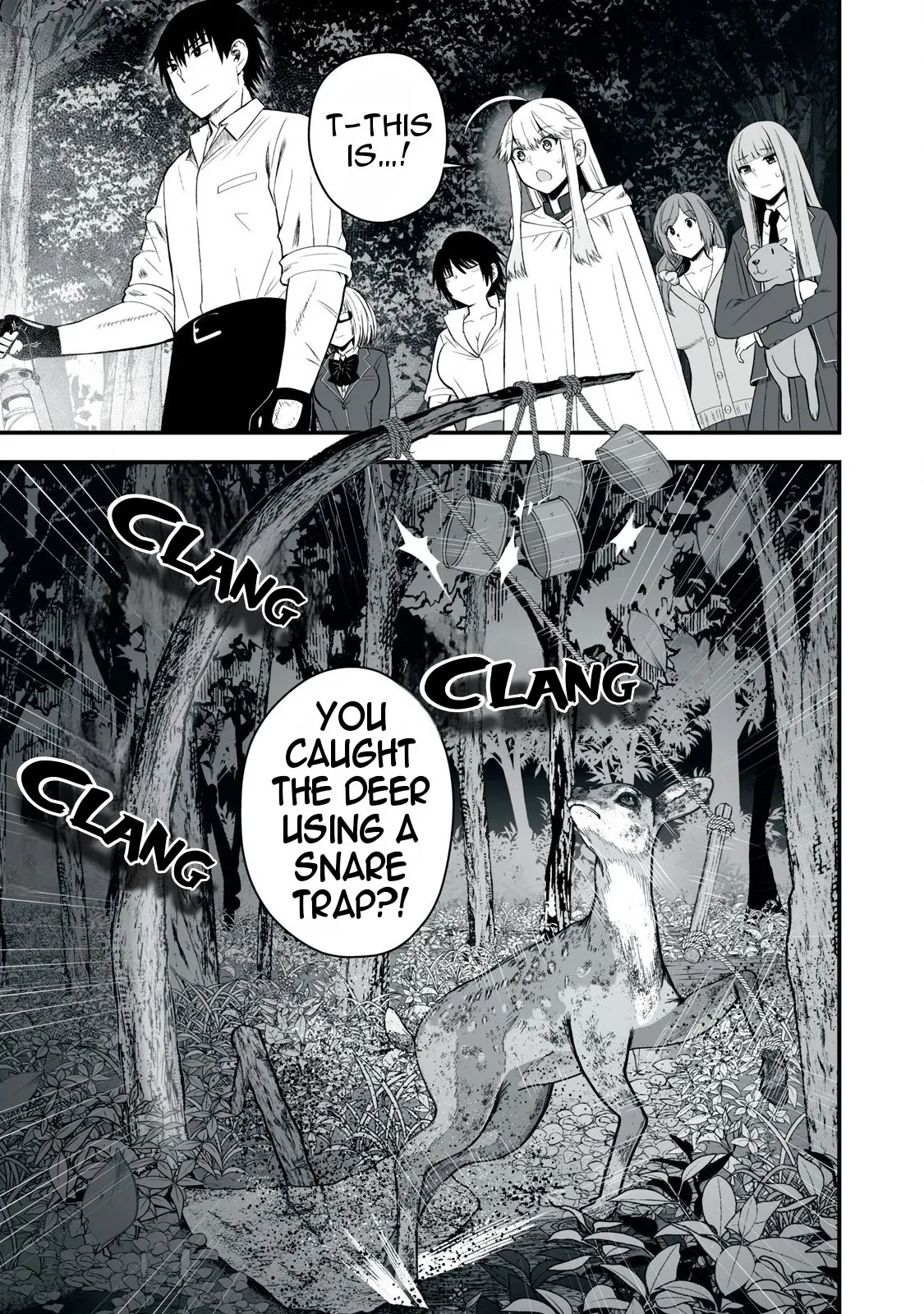 Isekai Rakuraku Survival ~Seizon Skill Kyousha no Ore ga Bishoujo Yonin to Class Mujintou Seikatsu~