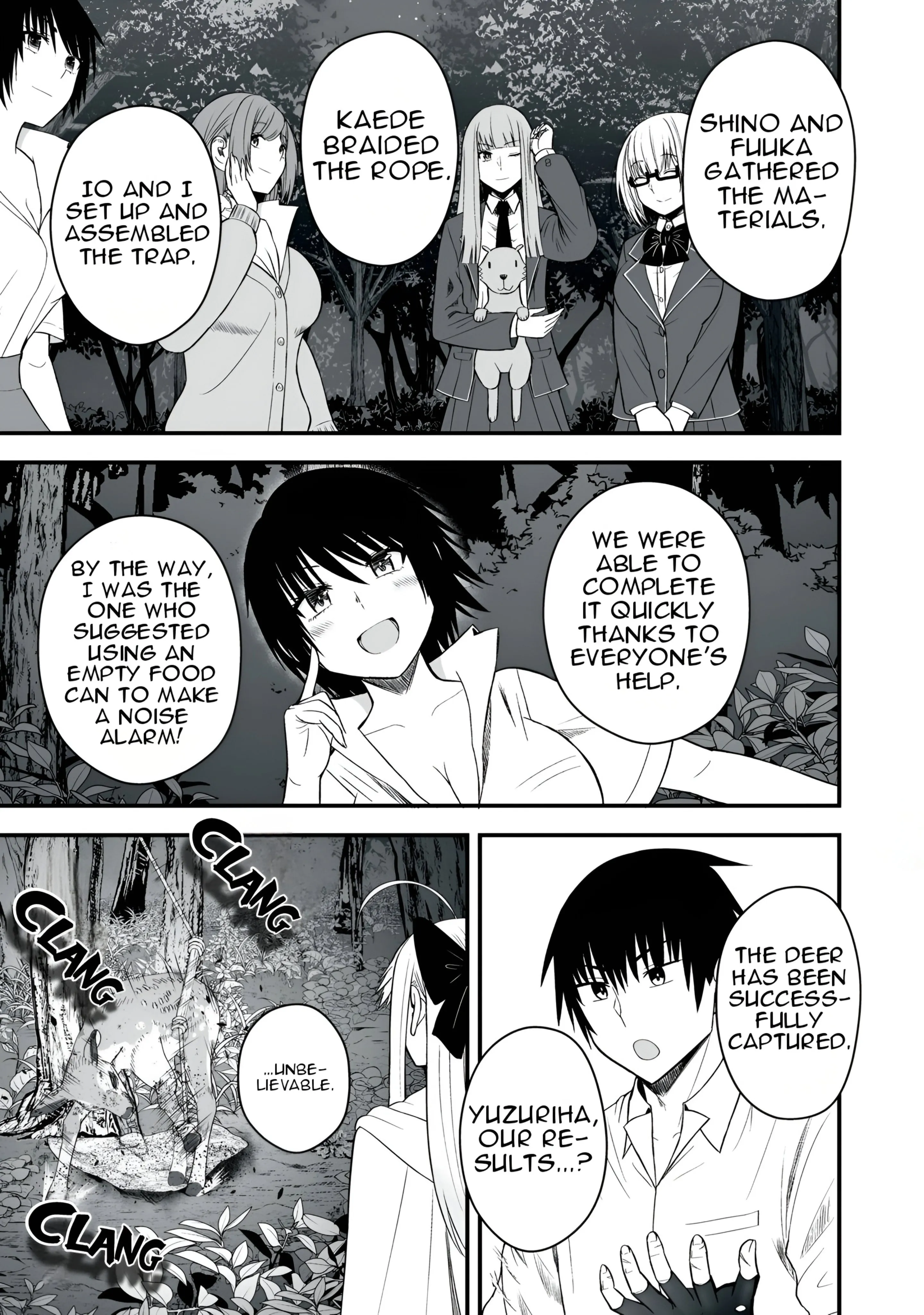 Isekai Rakuraku Survival ~Seizon Skill Kyousha no Ore ga Bishoujo Yonin to Class Mujintou Seikatsu~
