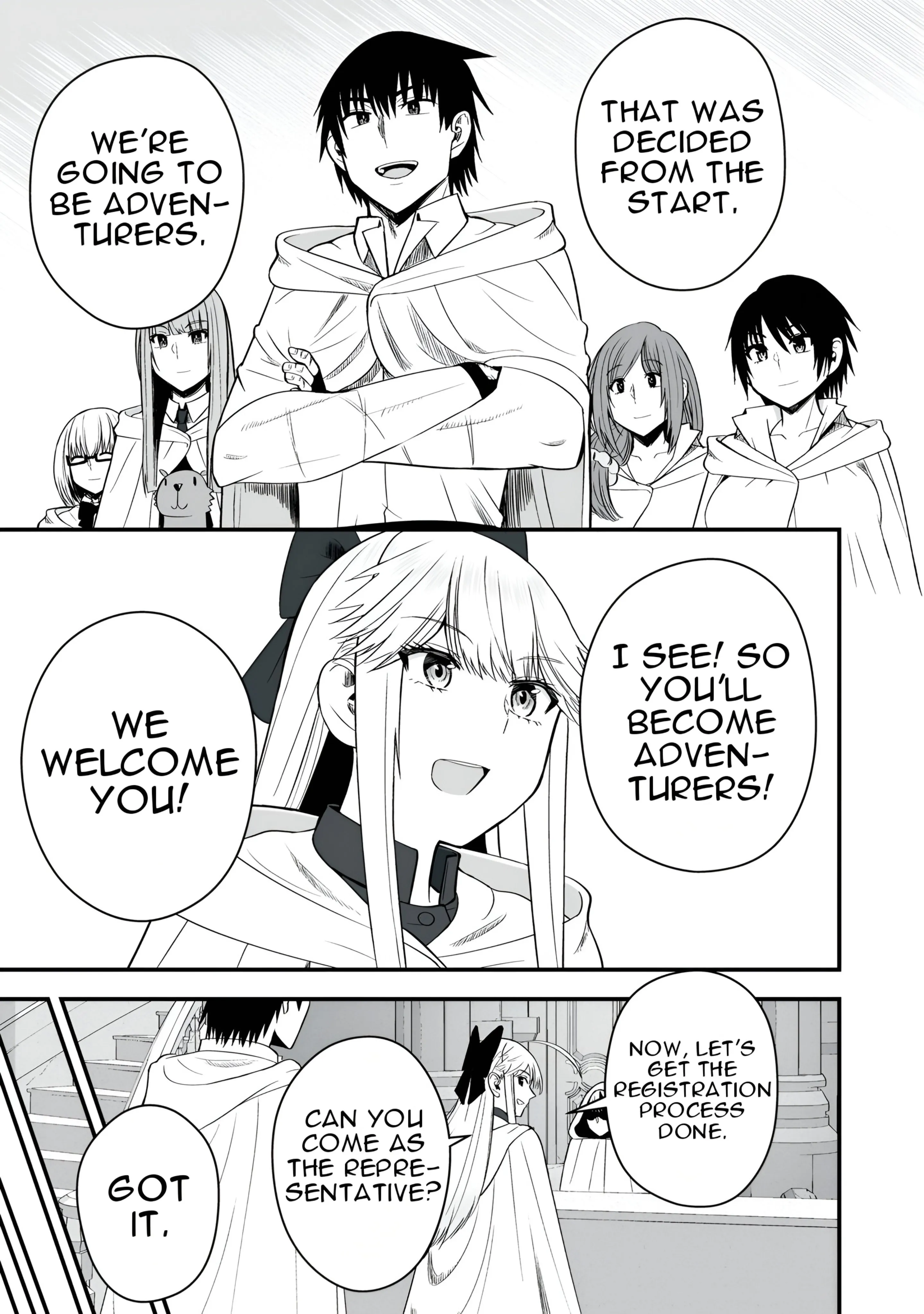 Isekai Rakuraku Survival ~Seizon Skill Kyousha no Ore ga Bishoujo Yonin to Class Mujintou Seikatsu~