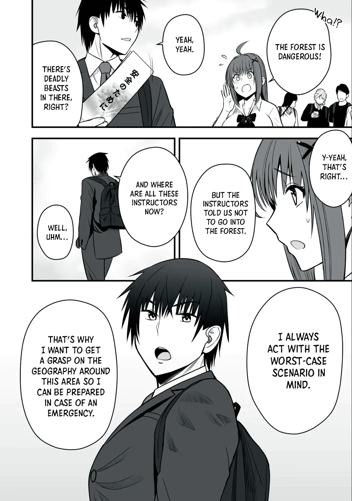Isekai Rakuraku Survival ~Seizon Skill Kyousha no Ore ga Bishoujo Yonin to Class Mujintou Seikatsu~ — Chapter 2 — Page 4