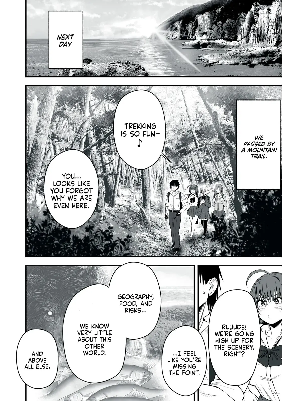 Isekai Rakuraku Survival ~Seizon Skill Kyousha no Ore ga Bishoujo Yonin to Class Mujintou Seikatsu~ — Chapter 9 — Page 10