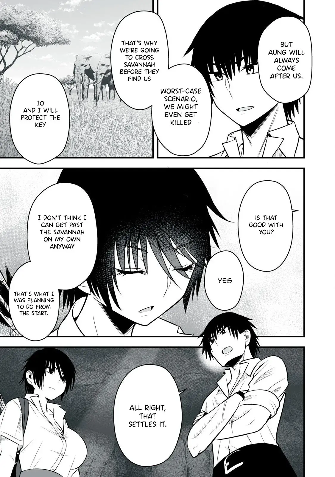 Isekai Rakuraku Survival ~Seizon Skill Kyousha no Ore ga Bishoujo Yonin to Class Mujintou Seikatsu~ — Chapter 24 — Page 7