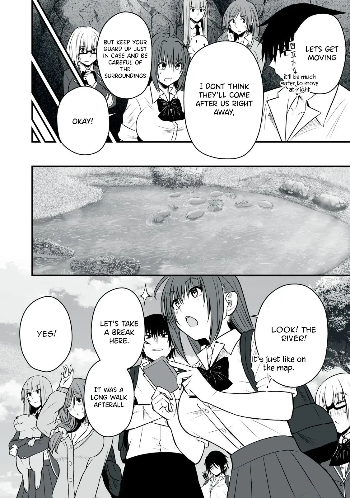 Isekai Rakuraku Survival ~Seizon Skill Kyousha no Ore ga Bishoujo Yonin to Class Mujintou Seikatsu~ — Chapter 24 — Page 8