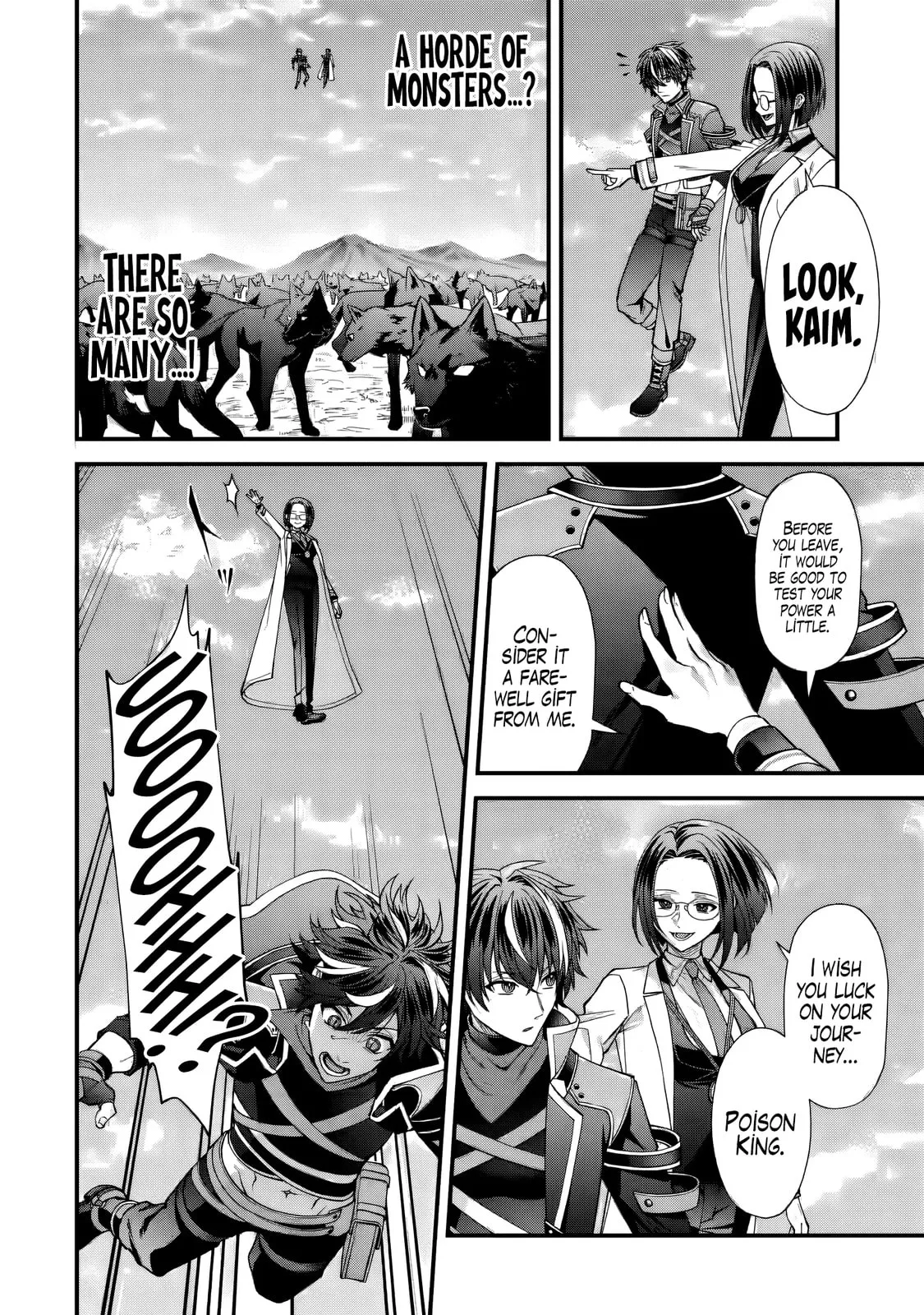Doku no Ou Saikyou no Chikara ni Kakusei Shita Ore wa Bikitachi wo Shitagae, Hatsujou Haaremu no Aruji to Naru — Chapter 3.2 — Page 4
