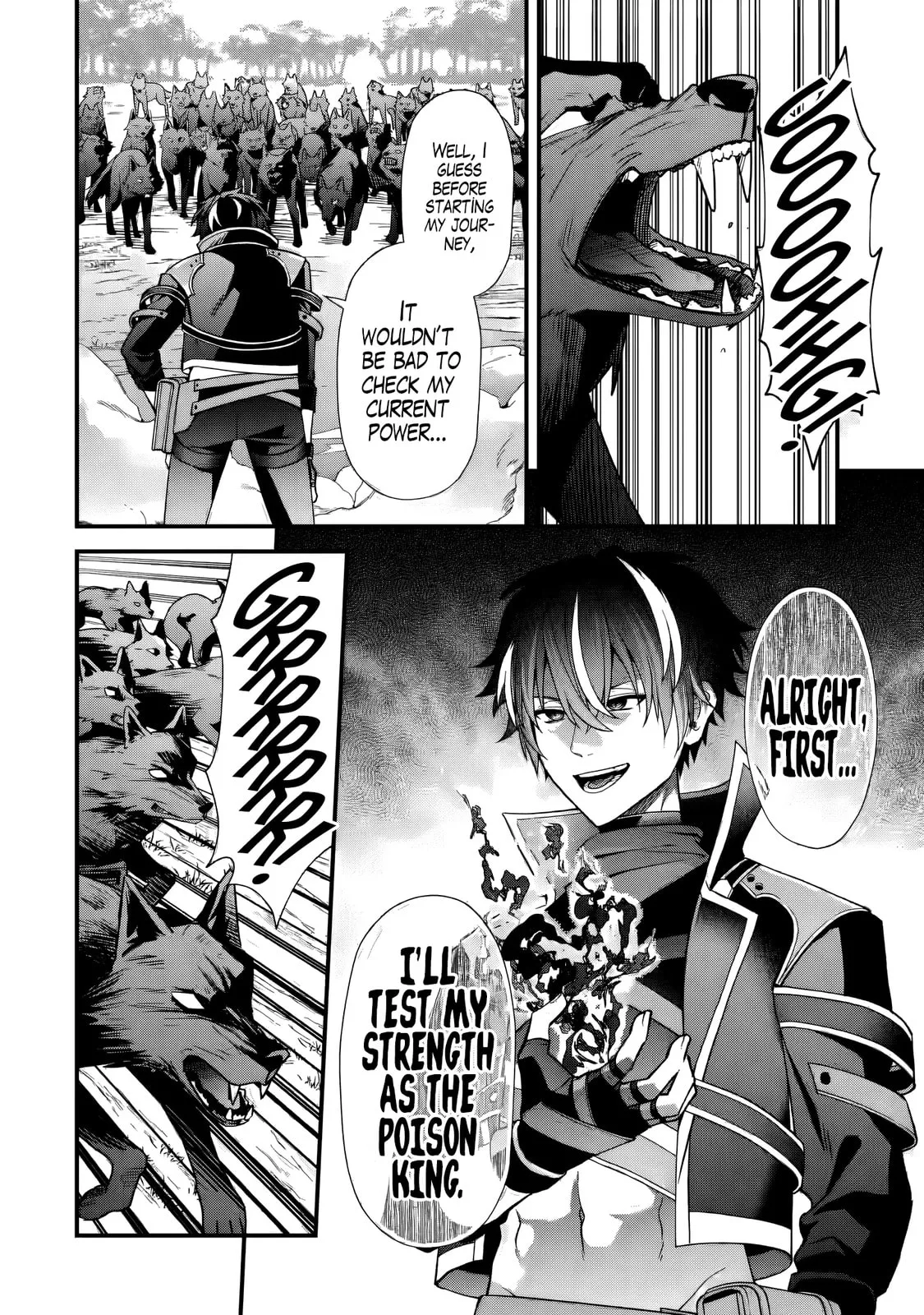 Doku no Ou Saikyou no Chikara ni Kakusei Shita Ore wa Bikitachi wo Shitagae, Hatsujou Haaremu no Aruji to Naru — Chapter 3.2 — Page 6