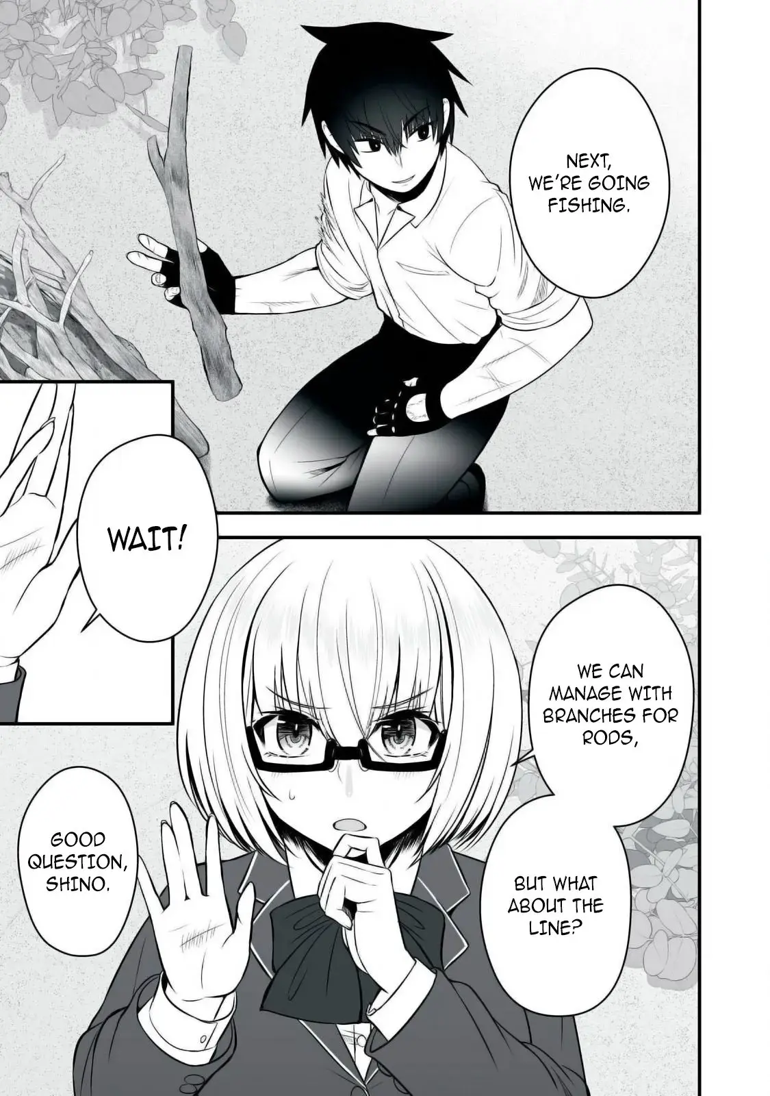 Isekai Rakuraku Survival ~Seizon Skill Kyousha no Ore ga Bishoujo Yonin to Class Mujintou Seikatsu~ — Chapter 32 — Page 1