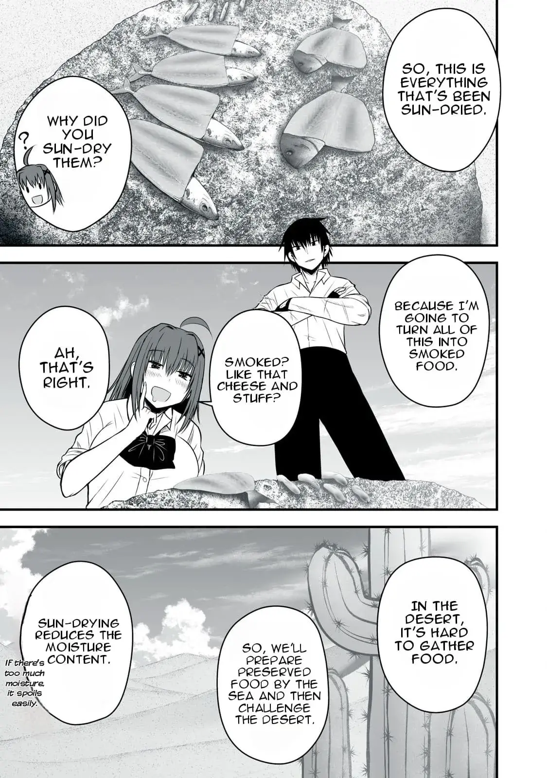 Isekai Rakuraku Survival ~Seizon Skill Kyousha no Ore ga Bishoujo Yonin to Class Mujintou Seikatsu~ — Chapter 37 — Page 5