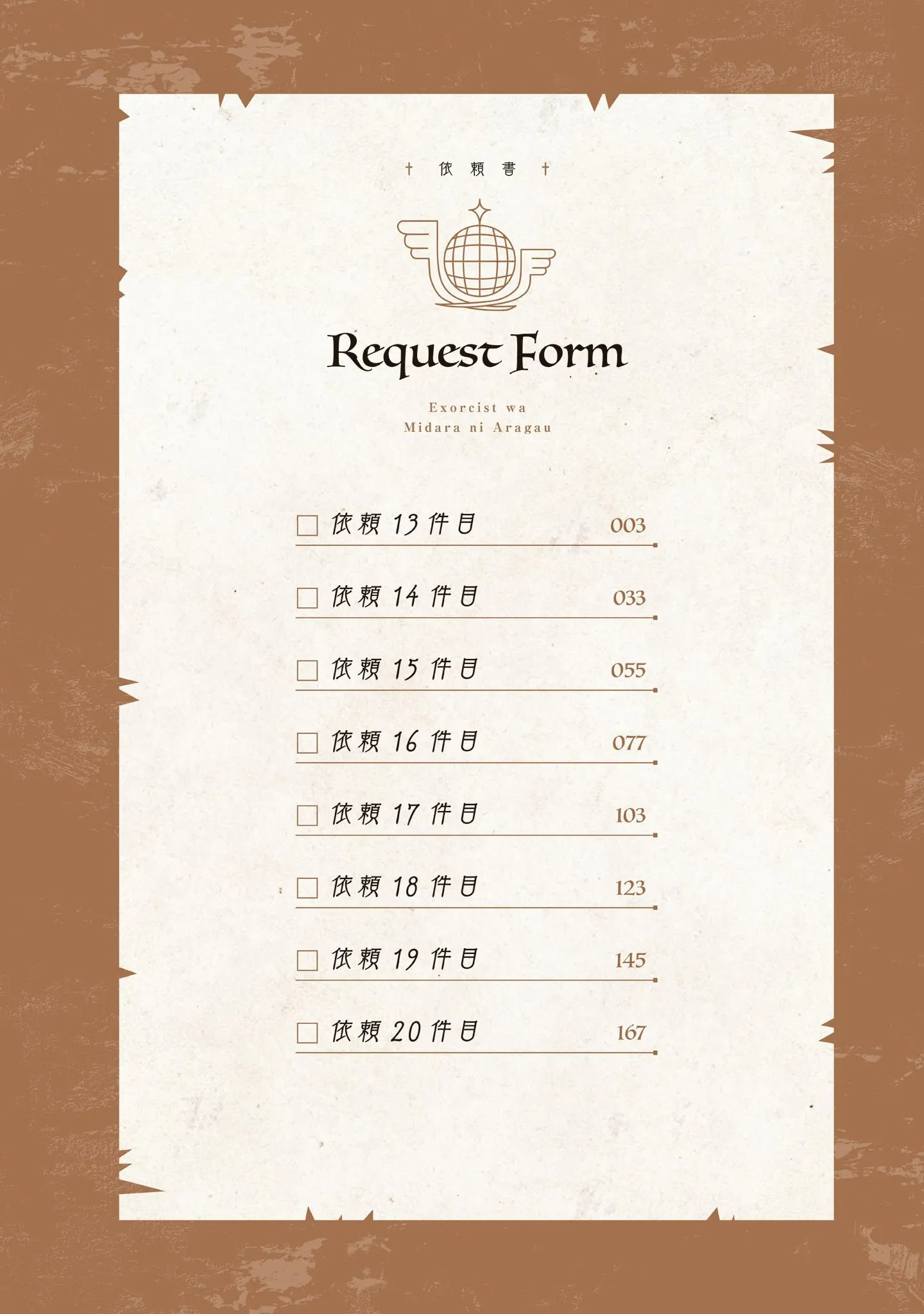 Exorcist wa Midara ni Aragau