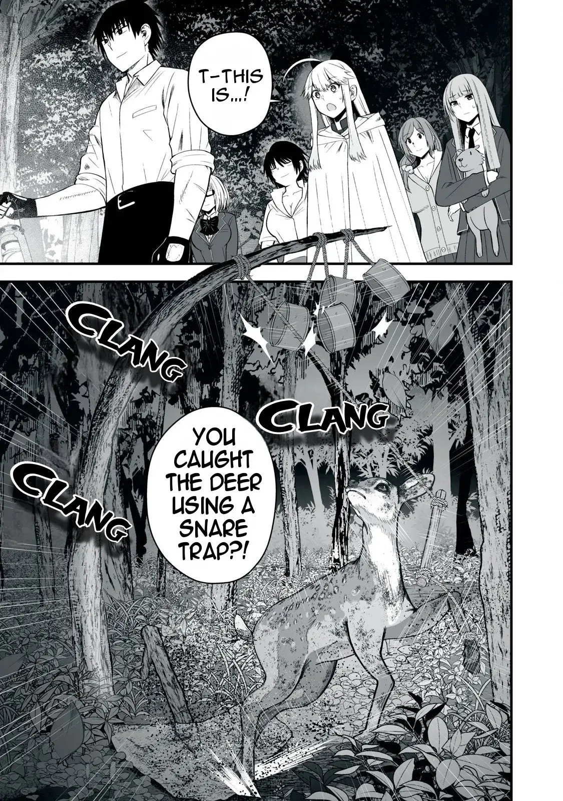 Isekai Rakuraku Survival ~Seizon Skill Kyousha no Ore ga Bishoujo Yonin to Class Mujintou Seikatsu~ — Chapter 52.2 — Page 1