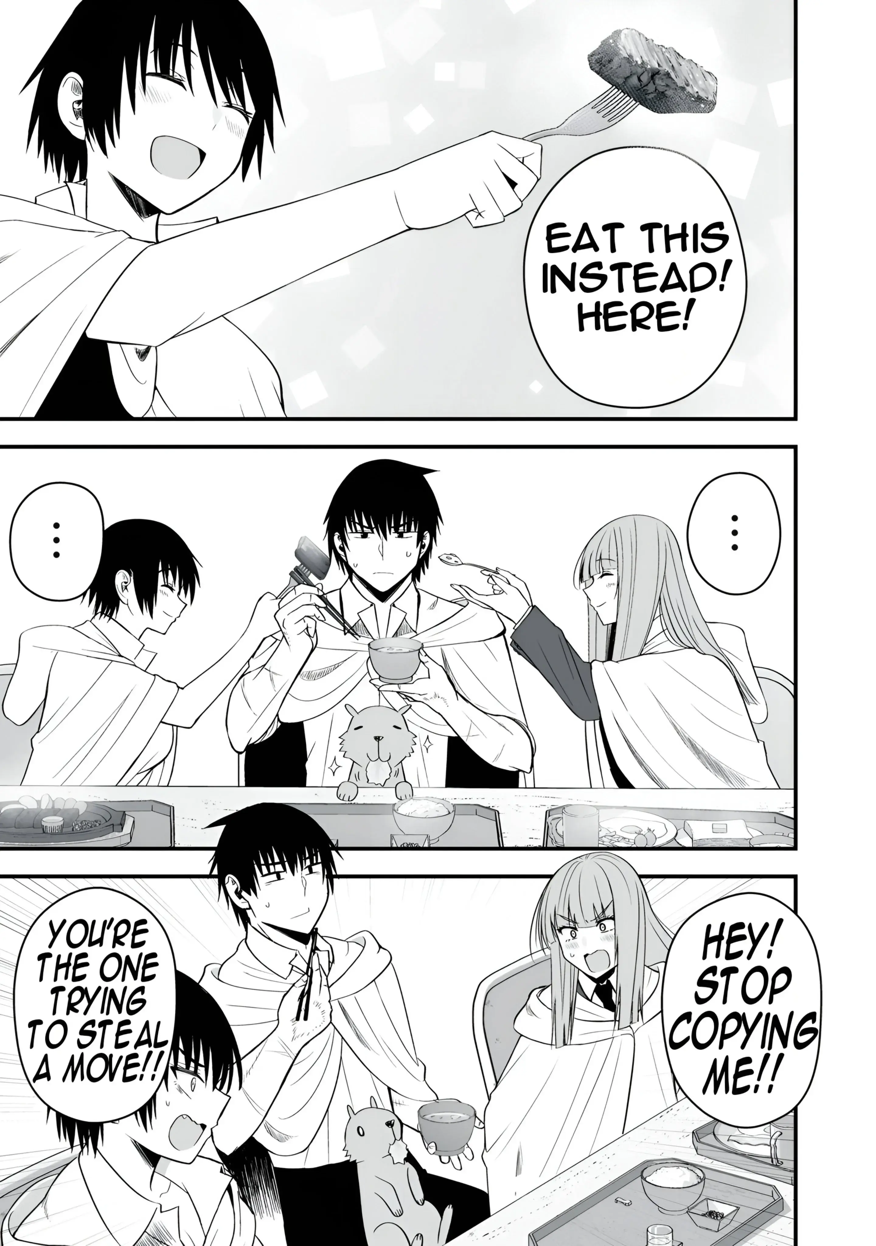 Isekai Rakuraku Survival ~Seizon Skill Kyousha no Ore ga Bishoujo Yonin to Class Mujintou Seikatsu~ — Chapter 53.2 — Page 9