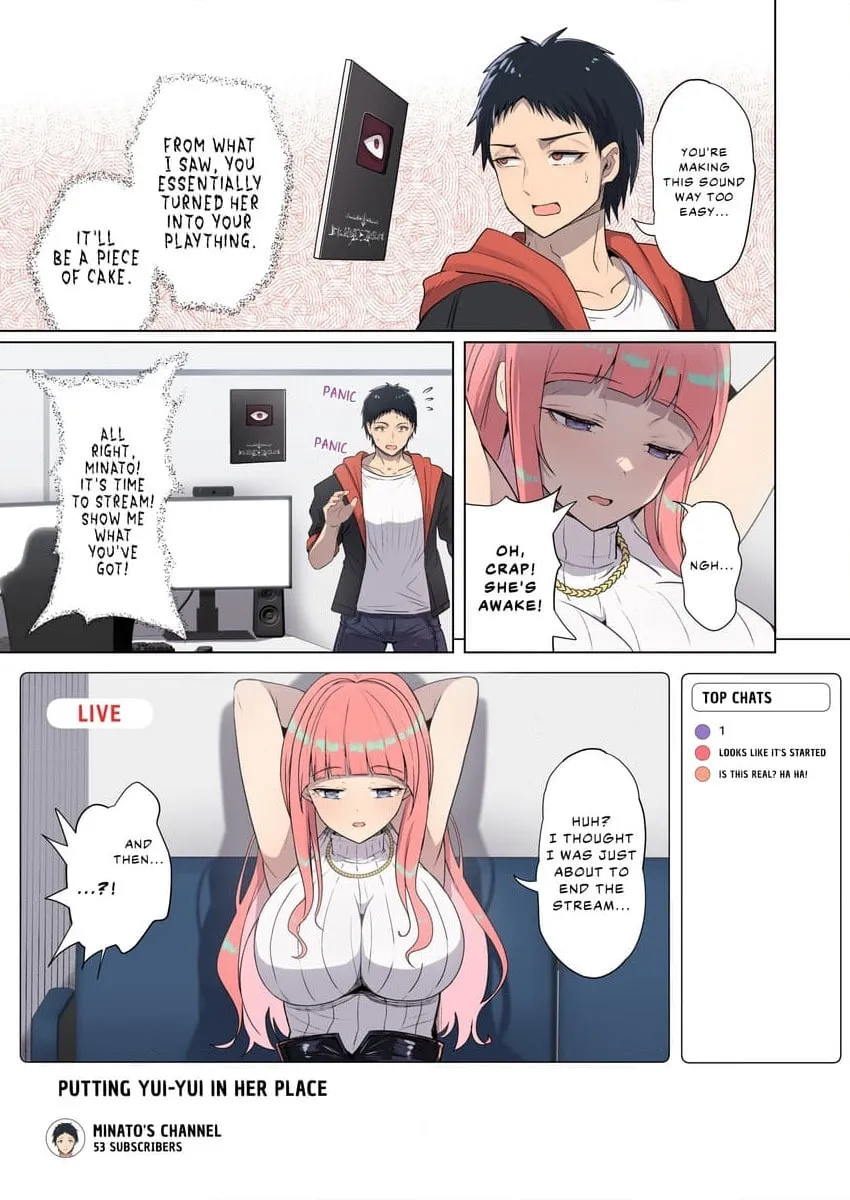 Hypnotic Super Chats She Can't Say No While Live! — Chapter 2 — Page 9