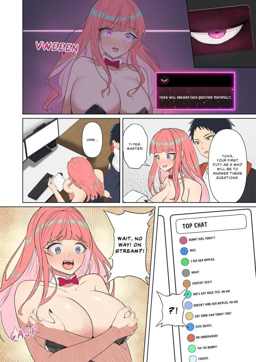 Hypnotic Super Chats She Can't Say No While Live! — Chapter 3 — Page 35
