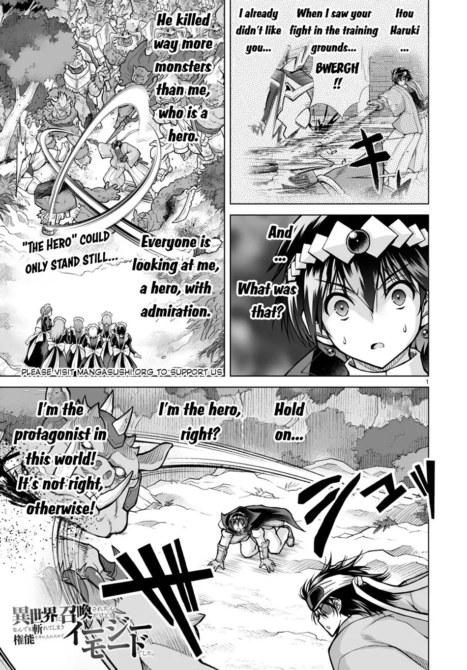 I Was Summoned to Another World, but I Got the Power to Cut Anything, so It Was Easy Mode.