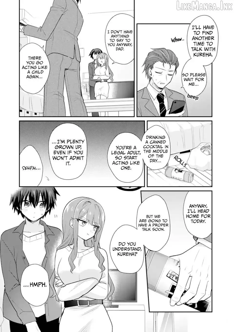 Osake to Senpai Kanojo to no Amaama Doukyo Lovecome wa Nijuusai ni Natte kara — Chapter 8 — Page 12
