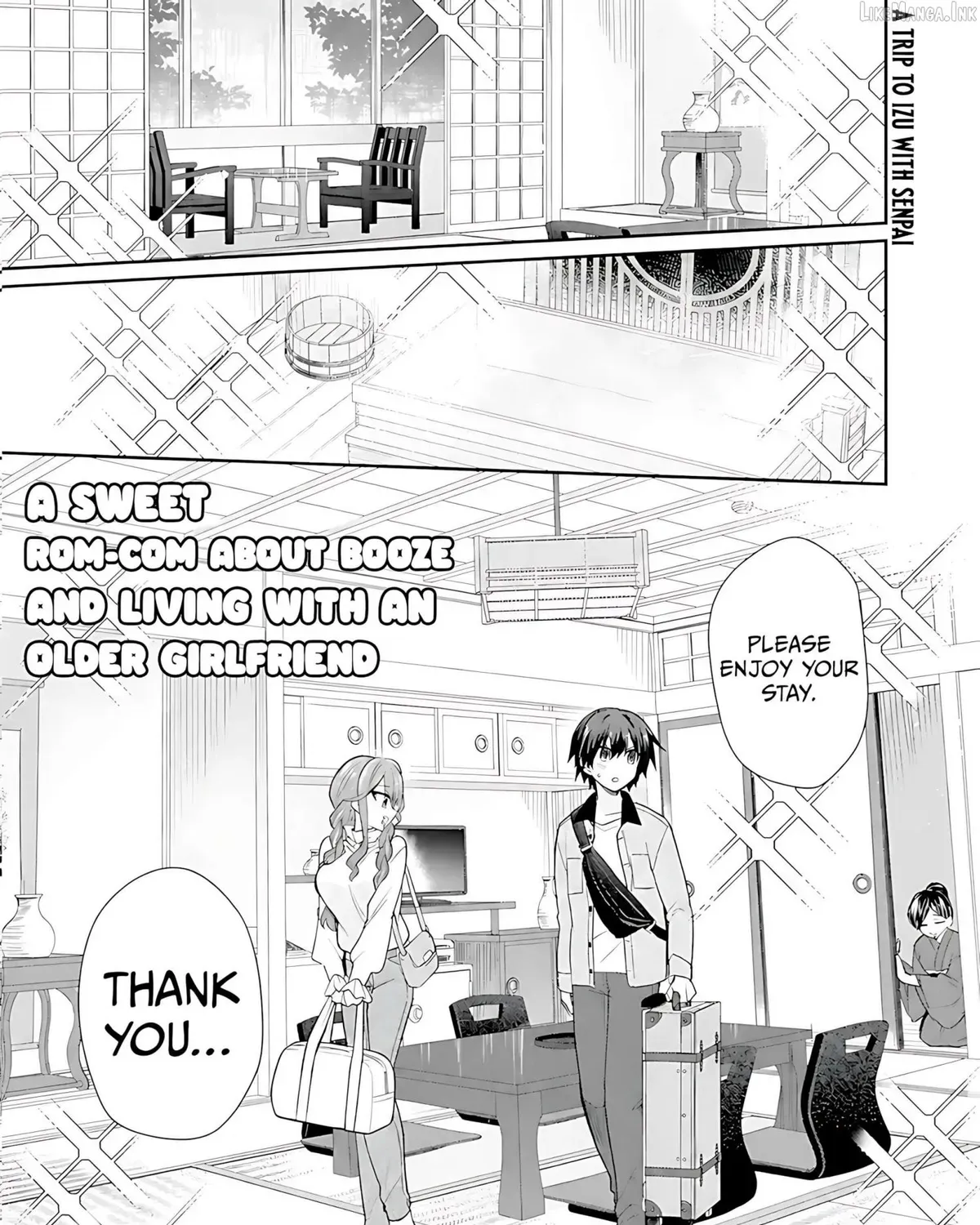 Osake to Senpai Kanojo to no Amaama Doukyo Lovecome wa Nijuusai ni Natte kara — Chapter 10.1 — Page 1