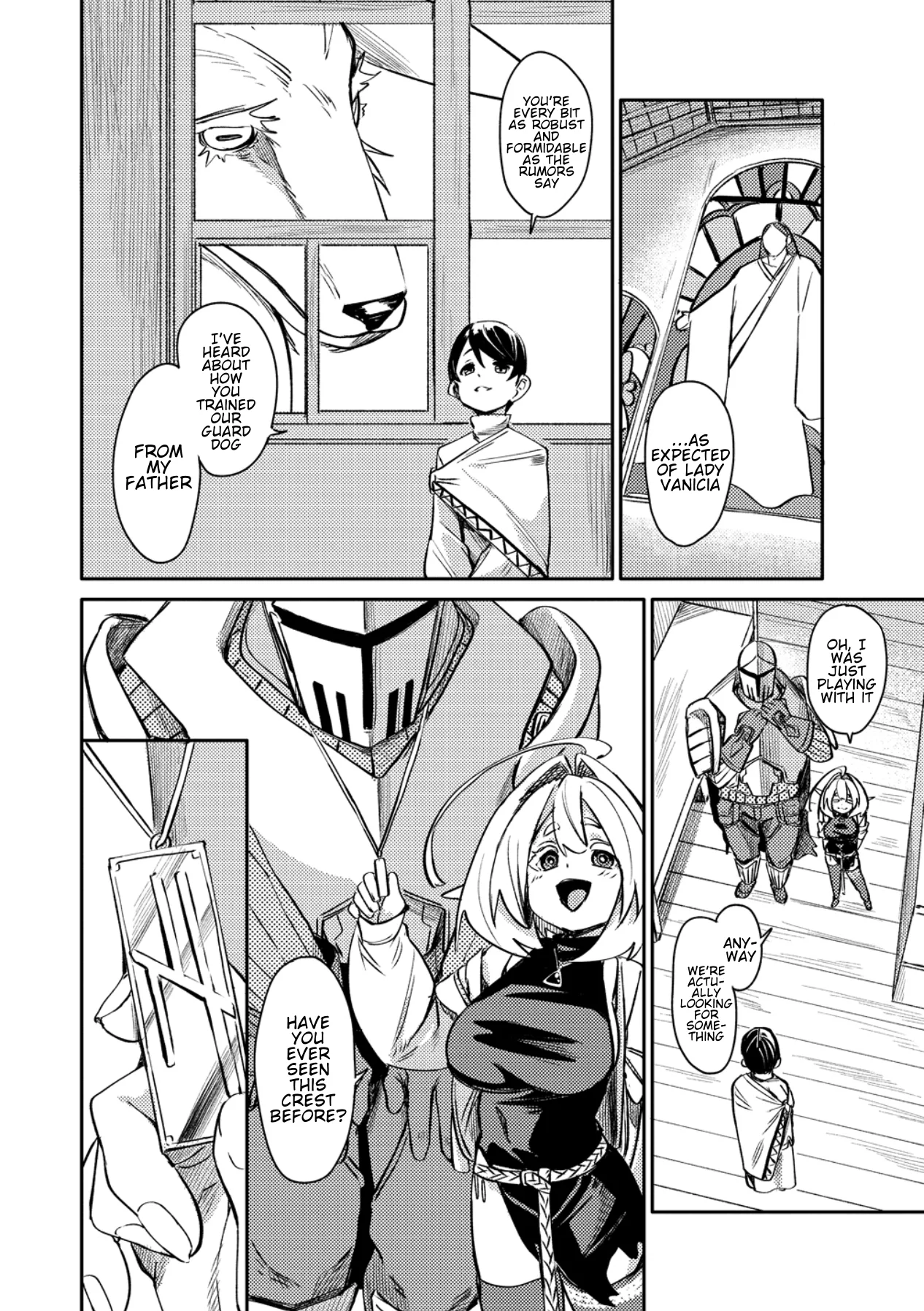 The Elf Picked Up a Heavy Knight. — Chapter 1 — Page 18