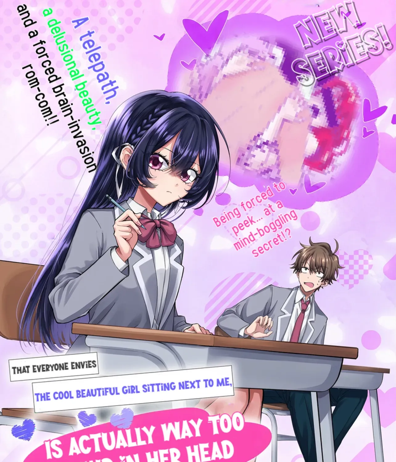 The Cool Beautiful Girl Sitting Next to Me That Everyone Envies Is Actually Way Too Lewd in Her Head — Chapter 1 — Page 1