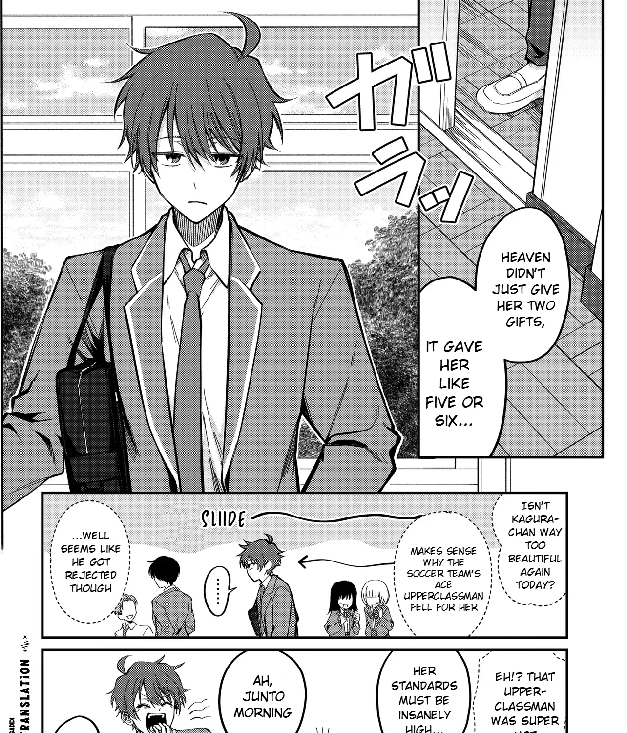 The Cool Beautiful Girl Sitting Next to Me That Everyone Envies Is Actually Way Too Lewd in Her Head — Chapter 1 — Page 13