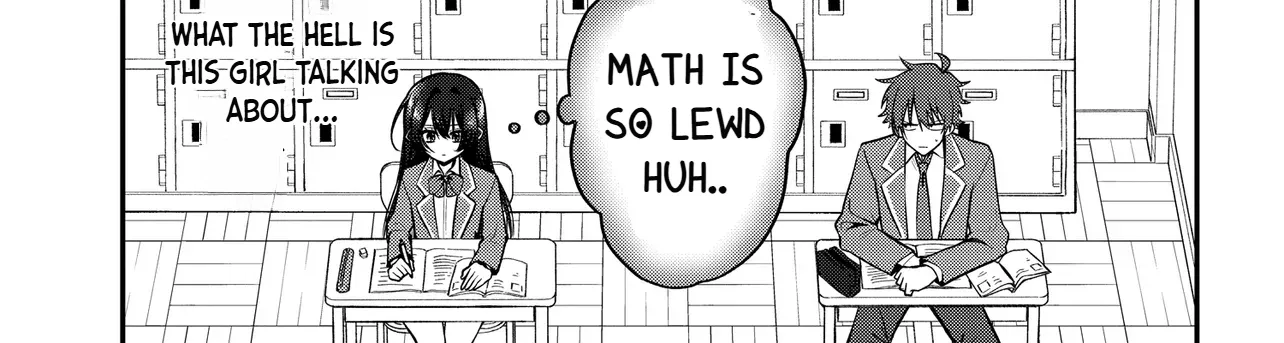 The Cool Beautiful Girl Sitting Next to Me That Everyone Envies Is Actually Way Too Lewd in Her Head — Chapter 1 — Page 32
