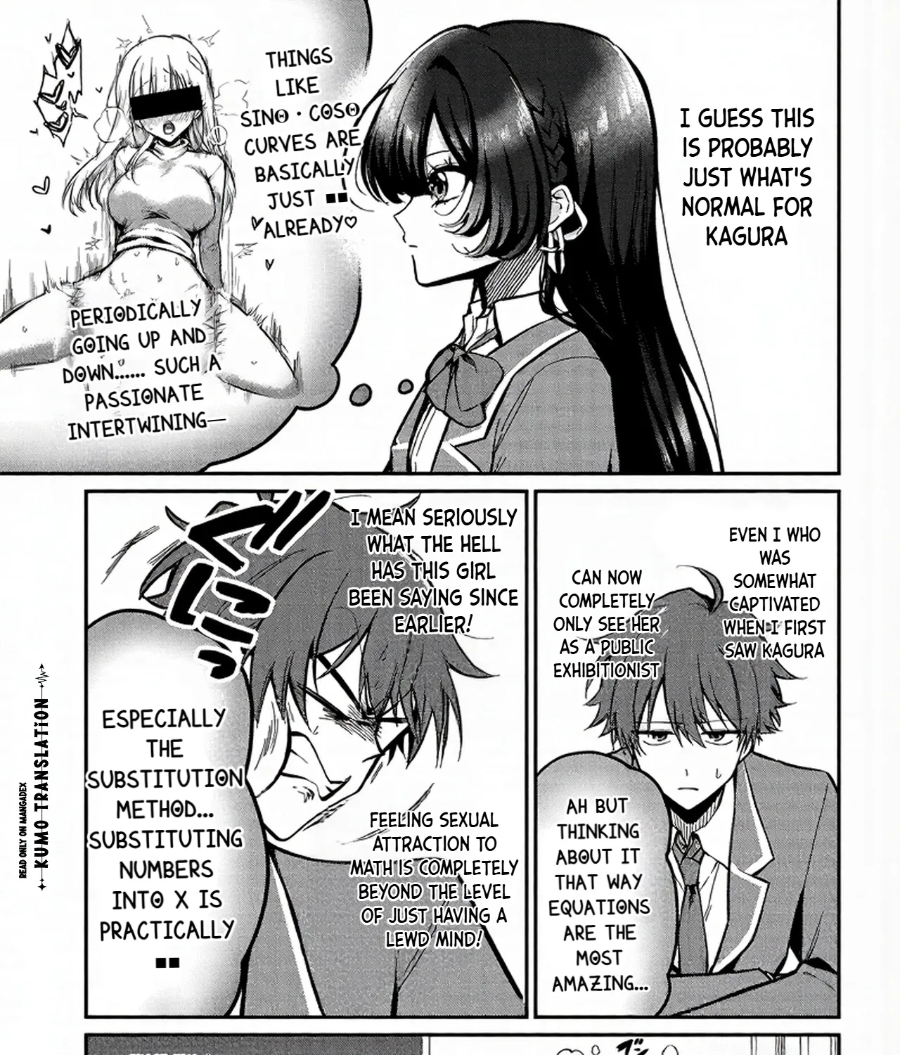 The Cool Beautiful Girl Sitting Next to Me That Everyone Envies Is Actually Way Too Lewd in Her Head — Chapter 1 — Page 35