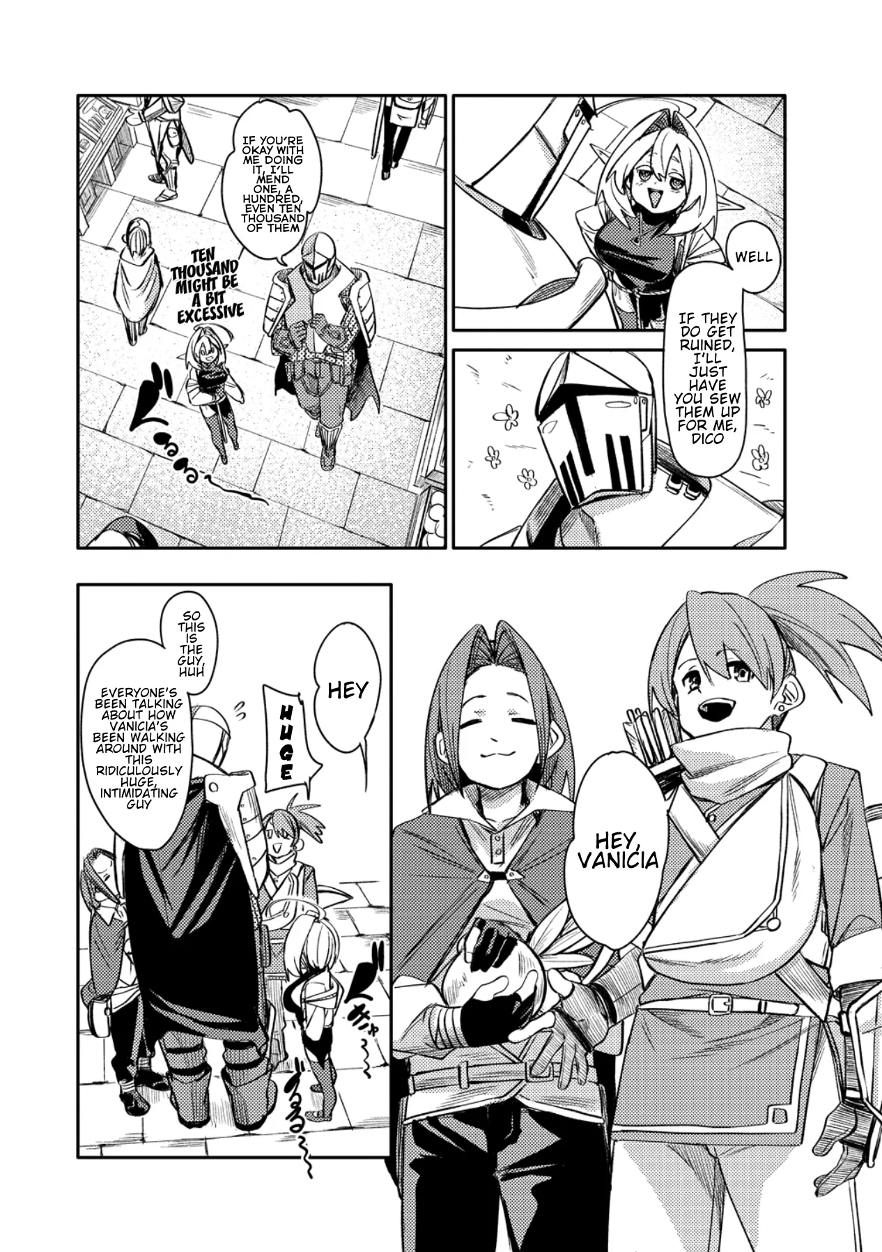 The Elf Picked Up a Heavy Knight. — Chapter 2 — Page 4