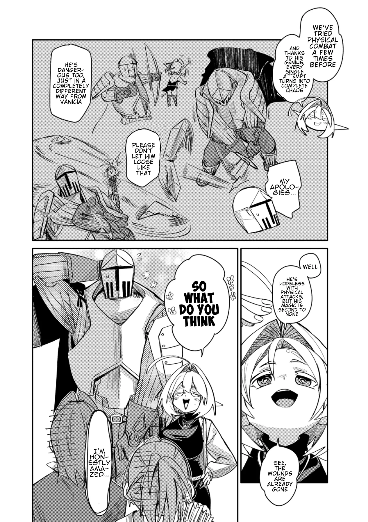 The Elf Picked Up a Heavy Knight. — Chapter 2 — Page 14
