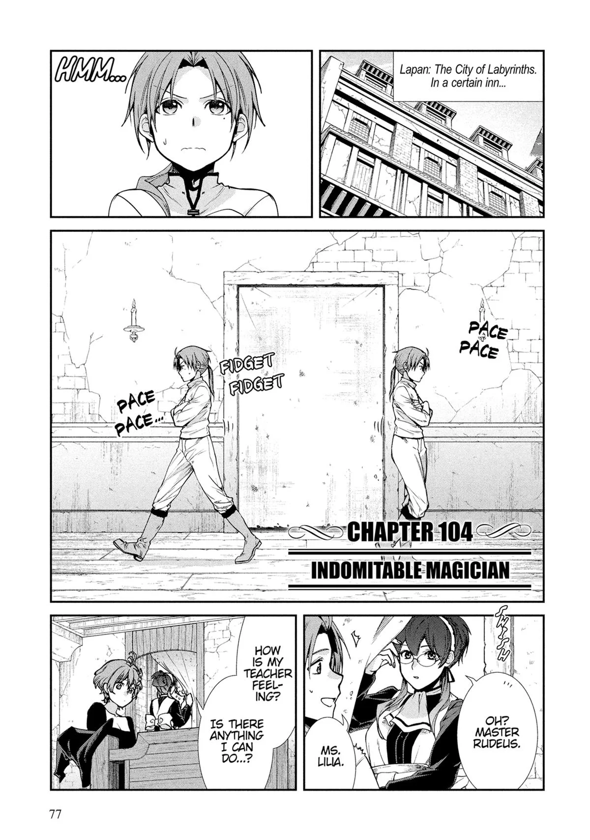 Mushoku Tensei: Jobless Reincarnation — Chapter 104 — Page 1