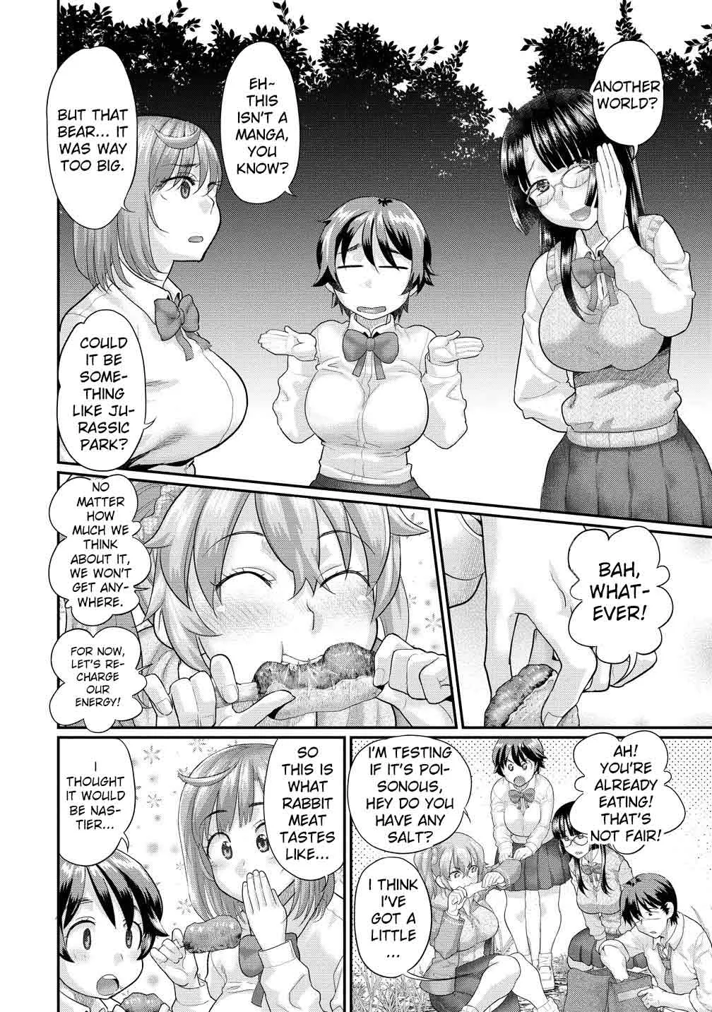 Ore Dake Yoyuu no Isekai Survival ~Tenisaki no Mujintou de Tanoshimu Harem Life~