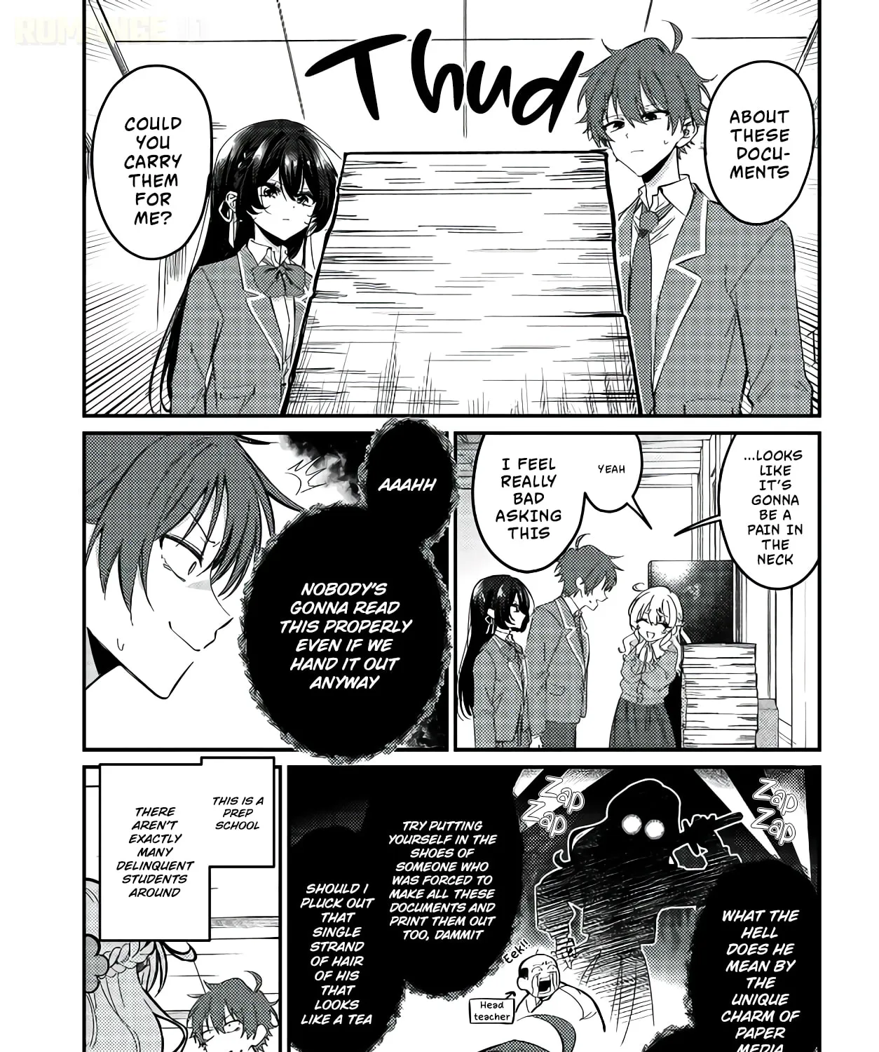 The Cool Beautiful Girl Sitting Next to Me That Everyone Envies Is Actually Way Too Lewd in Her Head — Chapter 2 — Page 13