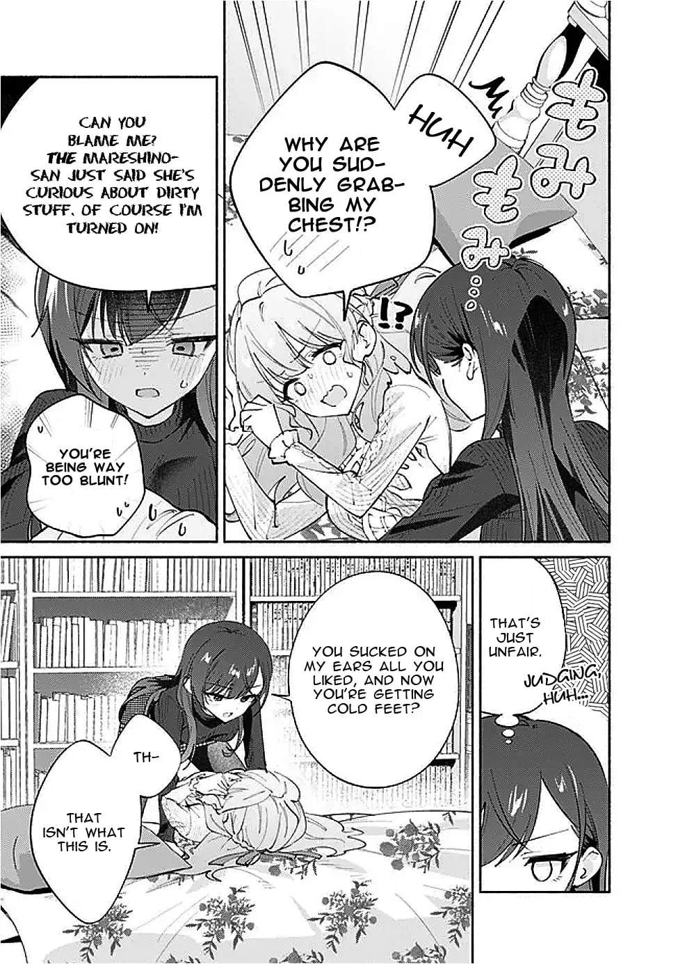 A Yuri Story About Breaking a Pretty Girl Who Keeps Insisting She Won't Lose Into Submission — Chapter 10 — Page 9