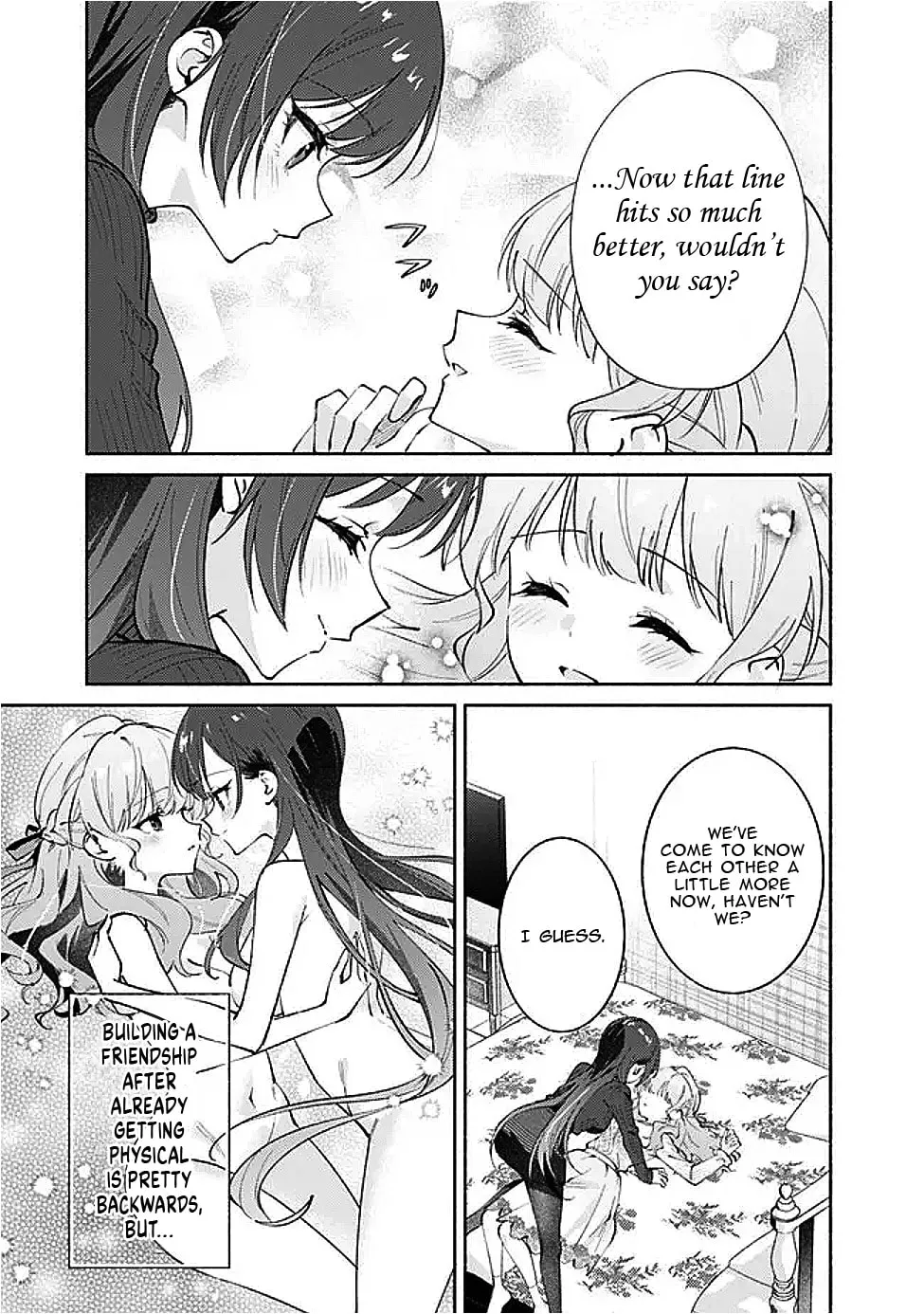 A Yuri Story About Breaking a Pretty Girl Who Keeps Insisting She Won't Lose Into Submission — Chapter 10 — Page 13